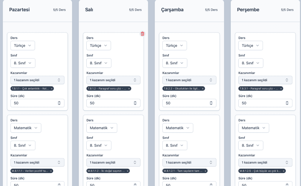Akıllı Ders Programı